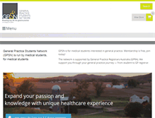 Tablet Screenshot of gpsn.org.au